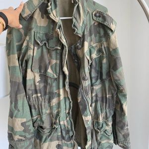 Free People Camo Jacket
